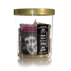Hair Accessories: 555 - Bobby Pins 2" 200g / Gold