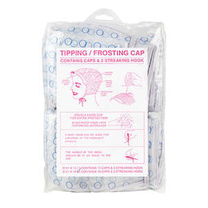 Colouring Accessories 1: Streaking Cap & Hook Set 16pk