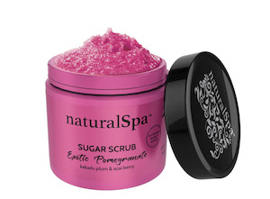 Skincare: Natural Spa - Exotic Pomegranate Sugar Scrub 500g