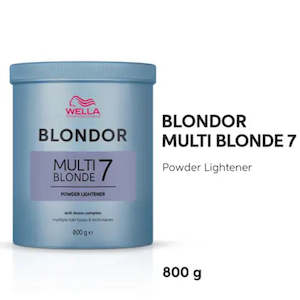 Bleach 1: Wella - Blondor Multi Blonde 7 Powder Lightener 800g