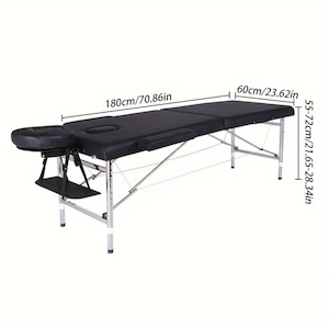 Salon 1: Portable Massage Bed - Black