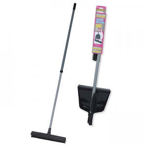 Salon Tools: Salon Broom with Dustpan