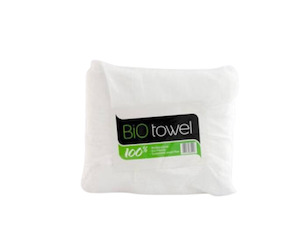 Towels 1: Bio Towel - White Disposable Towels 50pk