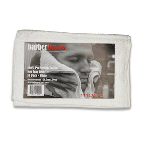 In Mood - White Barber Towels 10pk