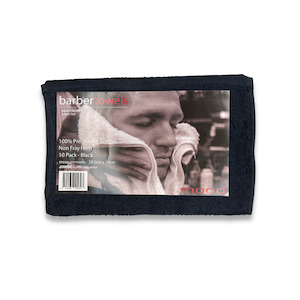 Towels 1: In Mood - Black Barber Towels 10pk