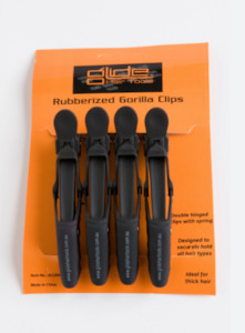 Glide Rubberized Gorilla Clips 4 Pack