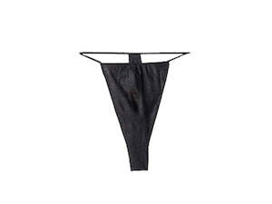 Disposable G-String Black 6 Pack