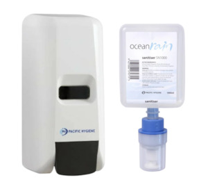 Pacific Hygiene - Sanitizer Dispenser with Free Refill