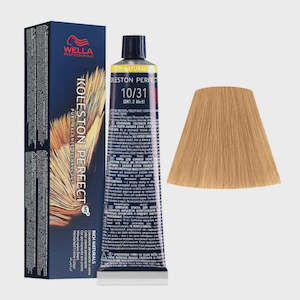 Wella Koleston Perfect - 10/31 Lightest Blonde Gold Ash 60g