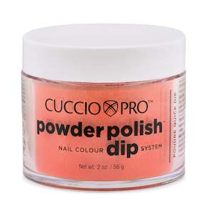 Cuccio Pro - Orange with Gold Mica Dip Powder 1.6oz