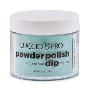 Dipping Systems: Cuccio Pro - Jade & Silver Glitter Dip Powder 1.6oz