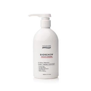 Facial Moisturisers: Natural Look - Biorenew Night Cream 500ml