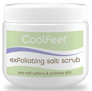 Hand Foot Soaks: Natural Look - Cool Feet Exfoliating Salt Scrub 700g