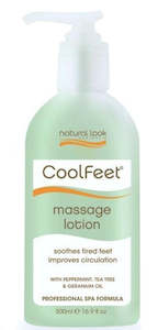 Natural Look - Cool Feet Massage Lotion 500ml