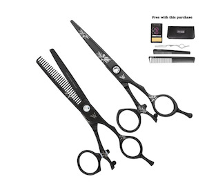 Scissors: Washi Black Daisy Swivel 6.0 Set
