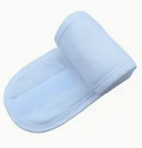 Stretch Terry Adjustable Headband / White