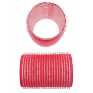 Hair Rollers 1: Pink 44mm Velcro Rollers 12pk