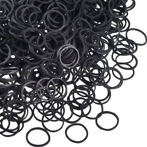 Hair Ties 1: Snag Free Black Small Hair Ties 500pk