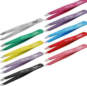Tweezers: Focus - Slanted Tweezers / Various Colours