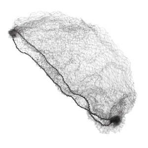 Hair Nets 1: Lynet - Fine Hair Net Grey 2pk