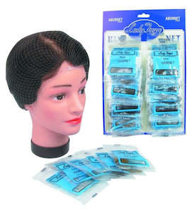 Hair Nets 1: Lady Fayre Slumber Net - DARK BROWN