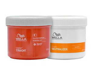 Perming Straightening: Wella - Creatine+ Straight Normal (N) Duo Kit 400ml