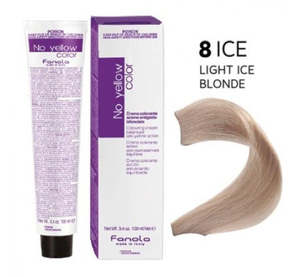 Toning Colour Maintenance 1: Fanola No Yellow Colour 8 Ice Light Ice Blonde 100ml