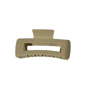 Avela - Rectangle Large Claw Clip 11cm Taupe