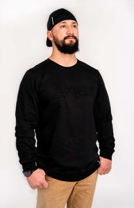 Mens Embossed Crew (Black) - Arduous