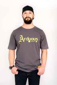 Grey & Yellow Tee - Arduous
