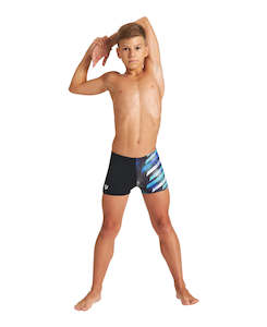 Arena Boy's Laser JR Short - Black-Multi