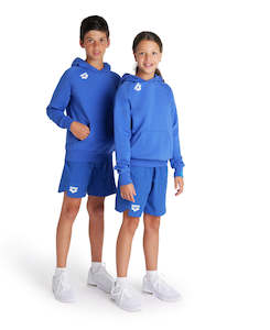 Arena Team Junior Hooded Panel Sweatshirt - Royal