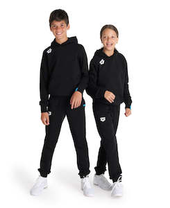 Arena Team Junior Hooded Panel Sweatshirt - Black