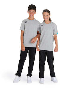 Arena Team Junior Panel T-Shirt - Medium Grey Heather