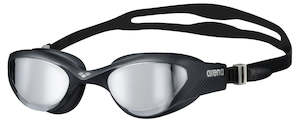 Training Fitness Goggles: Arena The One Mirror - Silver-Black