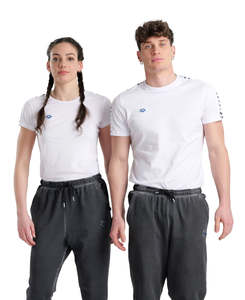 Mens Bottoms: Arena Icons Unisex Pant Delave-Black-White
