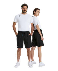 Mens Bottoms: Team Bermuda Panel Short - Black