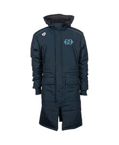 Neptune Swim Club: Neptune Unisex Solid Parka - Navy