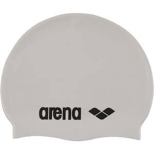 Caps: Arena Classic Silicone Cap White-Black