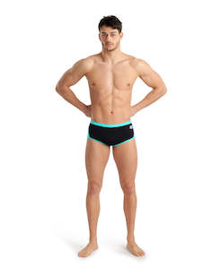 Arena Team Men's Low-waist Shorts Icons - Black-Blue diamond