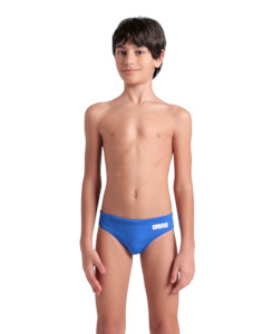 Arena Performance Boys' Solid Team Swim Briefs - Royal-White