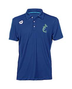Te Arawa Swim Club: Te Arawa Unisex Solid Polo - Royal