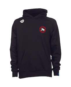 Roskill Masters Swim Club: Roskill Masters Unisex Hooded Panel Sweatshirt - Black