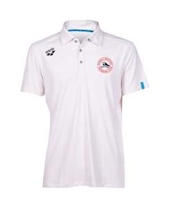 Roskill Masters Unisex Solid Polo - White
