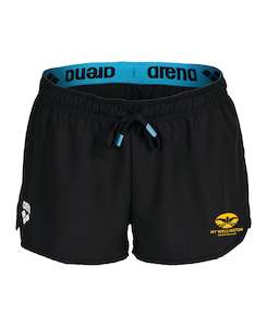 Mt Wellington Swimming Club: Mt Wellington Women's Solid Short - Black