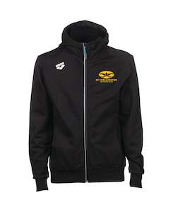 Mt Wellington Unisex Team Hooded Jacket Panel - Black