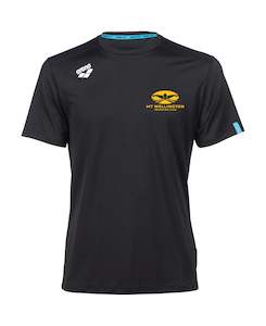 Mt Wellington Swimming Club: Mt Wellington Unisex Solid T-Shirt - Black