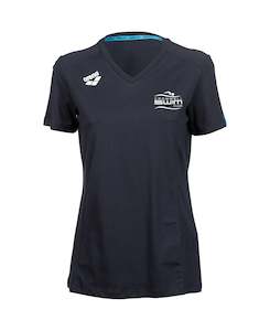 Cromwell Swim Club: Cromwell Women's Panel T-Shirt - Navy
