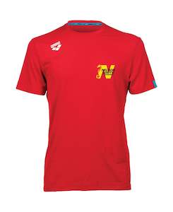 Nelson South Unisex Team T-Shirt Solid - Red