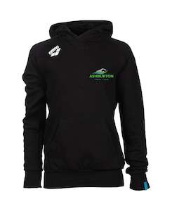 Ashburton Swim Team: Ashburton Jr Hooded Panel Sweatshirt - Black